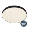 Briloner 7075-415 - LED plafonsko svetlo STAR SKY LED/24,5W/230V prečnik 38 cm crno