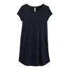 Lindex Spalna srajca temno modra/off-bela