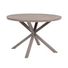 Homestar Miza PORTO D110,5xV73 cm, bež siva