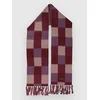 Blue Tomato Fluffy Scarf pink check