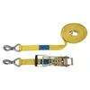 Ratchet tie-down strap with carabiners + extended ratchet 5t/10m