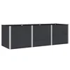 Povišena vrtna gredica Crna 300 x 100 x 91 cm