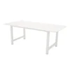 Venture Design Jedilna miza 220x100x75 cm bela