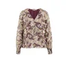 WE Fashion Bluza kari / zelena / jagoda / bela