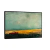 Canvas Slika na platnu Crveni automobil, 90x60cm, Sa ramom, Crni