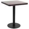 vidaXL Bistro miza temno rjava 60x60 cm mediapan