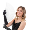 Papirnat pahljačast ventilator bel party okras