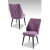 Hanah Home Set stolica Pufi, 48x90x43 cm, 2 komada, Ljubičaste