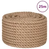 Vidaxl Vrv iz jute 25 m dolžina 16 mm debelina