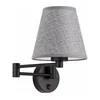 BRILAGI - Zidna lampa NUBILA 1xE27/15W/230V siva/crna