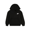 Nike Sportswear Majica Club Fleece črna / bela