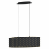 EGLO viseća lampa MARASALES E27 78 cm ovalno sjenilo mesing crna 99613