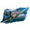Hobbyboss maketa-miniatura P-51D Mustang • maketa-miniatura 1:72 starodobna letala • Level 2
