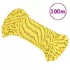 Vidaxl vidaXL Jadralna vrv, rumena, 5 mm, 100 m, polipropilen