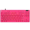 LOGITECH G PRO X TKL RAPID Gaming Keyboard - MAGENTA - US INTL - USB - EMEA28i-935 - LINEAR