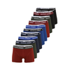 JACK & JONES Boksarice JACSOLID modra/mornarska/siva/rdeča/črna