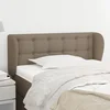 Vidaxl Vzglavje z ušesi taupe 103x23x78/88 cm blago