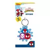 Privezak Pyramid - Spidey And His Amazing Friends - Three Friends Spinner Keychain