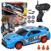 Daljinsko voden športni avtomobil R/C 1:24 modra zamenljiva kolesa