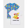 Sinsay - Pamučne majice sa Pokémon printom 2 pack - šareno
