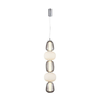LED luster na sajli CARO LED/40W/230V hrom