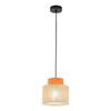 TK Lighting Viseča svetilka DUO iz jute oranžne barve 3255 TK Lighting