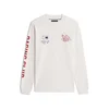 TOMMY HILFIGER Majica MODERN ATHLEISURE mornarska/rdeča/off-bela