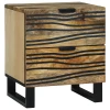 Noćni ormar Prirodna 40 x 33 x 46 cm Konstruirano drvo