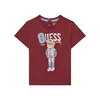 Guess Majica N5YI22 K8HM4 Bordo rdeča Regular Fit