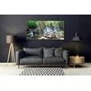 tulup.si Slika na steklu Forest slap narava 140x70 cm 2 obešalnika