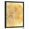 Plakat zlata etno Mandala - 40x60 black