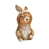Dekor Dom Uskršnja dekoracija Bunny With Wreath 13cm, 10035517