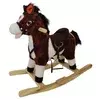 BABY LINE Plisani Konjic Klackalica Happy Pony Tamno Braon