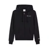 Champion Authentic Athletic Apparel Jopa na zadrgo črna/bela