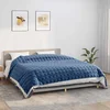 Vidaxl Obtežena odeja modra 220x260 cm 15 kg blago