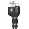 BASEUS USB-C kabel tipa C 2A 1M Confidant Ab črne barve