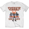 Queen Unisex majica 1976 Tour Silhouettes S