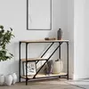 Konzolni stol boja hrasta sonome 88,5x30x75cm konstruirano drvo