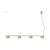 Sollux SL.2702 - Luster na sajli AURA 4xGX53/10W/230V taupe