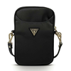Originalna Guess torba Nylon Triangle za mobilne naprave do 8 inčev - črna