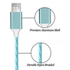 USB kabel LED micro USB plavi