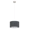 EGLO Viseća lampa TAMARESCO 2xE27 1020 mm sivi baršun 39773
