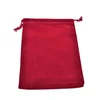 Dice Bag Chessex - Suedecloth L - Red