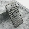 Futrola LINES LOGO CUT za iPhone 15 Pro (6.1) siva