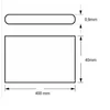 master LED LED podelementna 2W svetilka 40cm 4500K 80lm/W IP20 s senzorjem USB srebrna