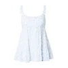 HOLLISTER Top  mornarska / azur / bela