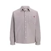 JACK & JONES Srajca Frederiksberg rjava/bela