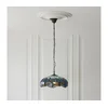 Endon 112195 - Luster na lancu Tiffany DRAGONFLY 1xE27/60W/230V, prečnik 41 cm