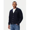 Lacoste Pletena jopica AH9914 Mornarsko modra Regular Fit