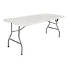 Sklopivi sto 180x76x74 cm beli